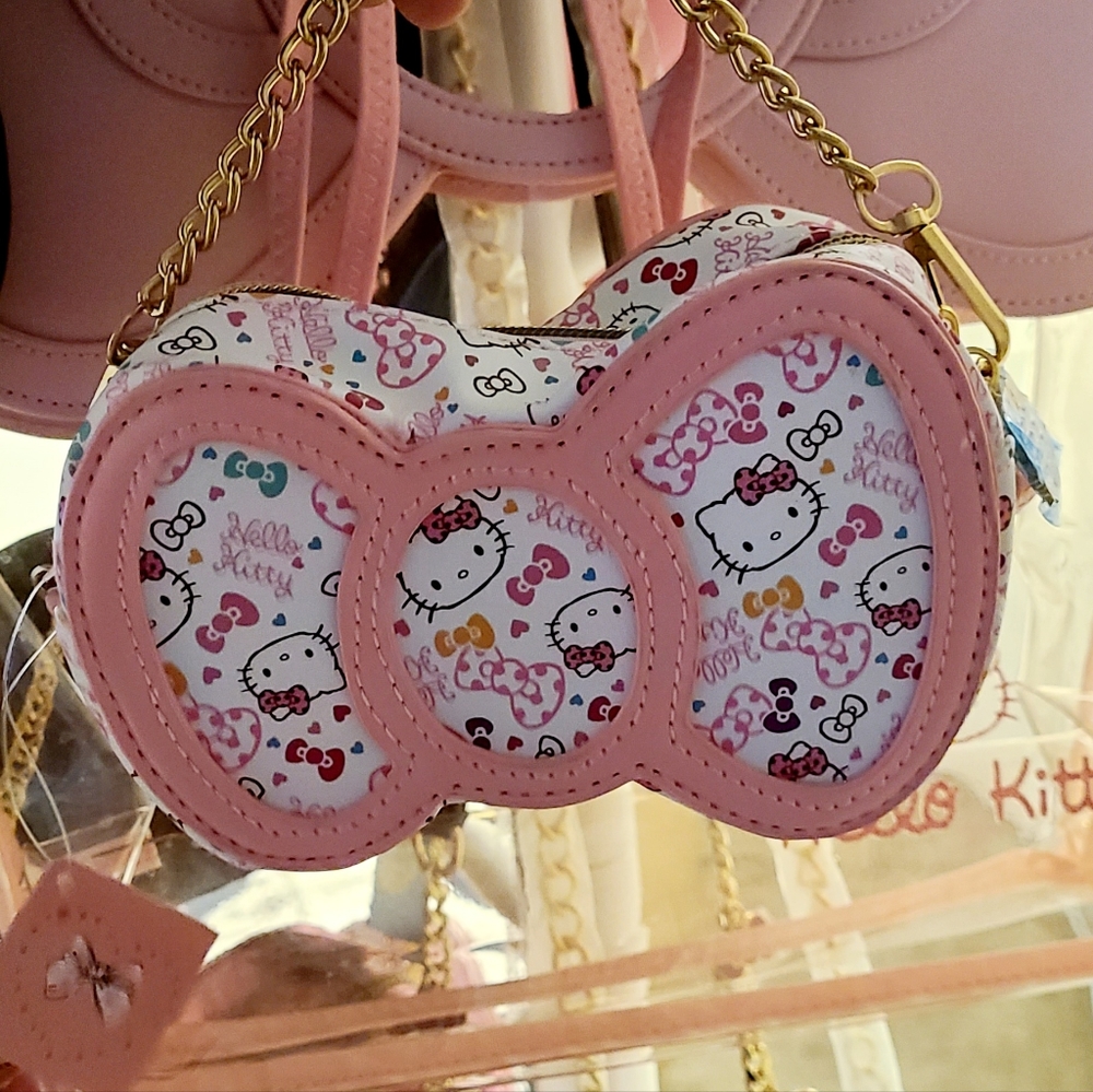 Hello Kitty mini crossbody bow bag.
